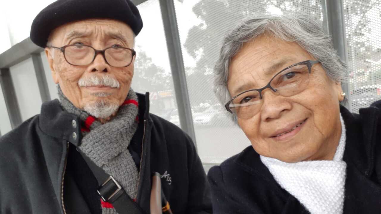 Sri Lestari and her husband Ben Soeradinata, at home in Sunbury – 4 Sep 2020.