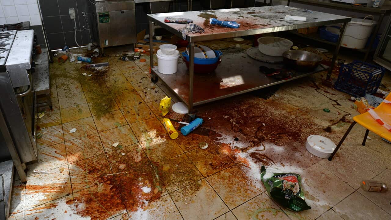 How the vandals left the kitchen area of the Canberra Islamic Centre - AAP-1.jpg