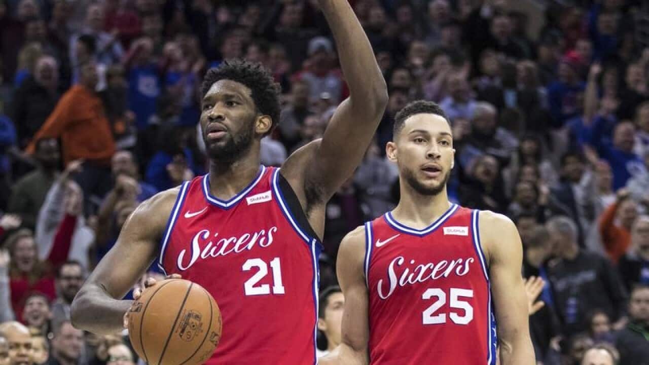 Joel Embiid and Ben Simmons.