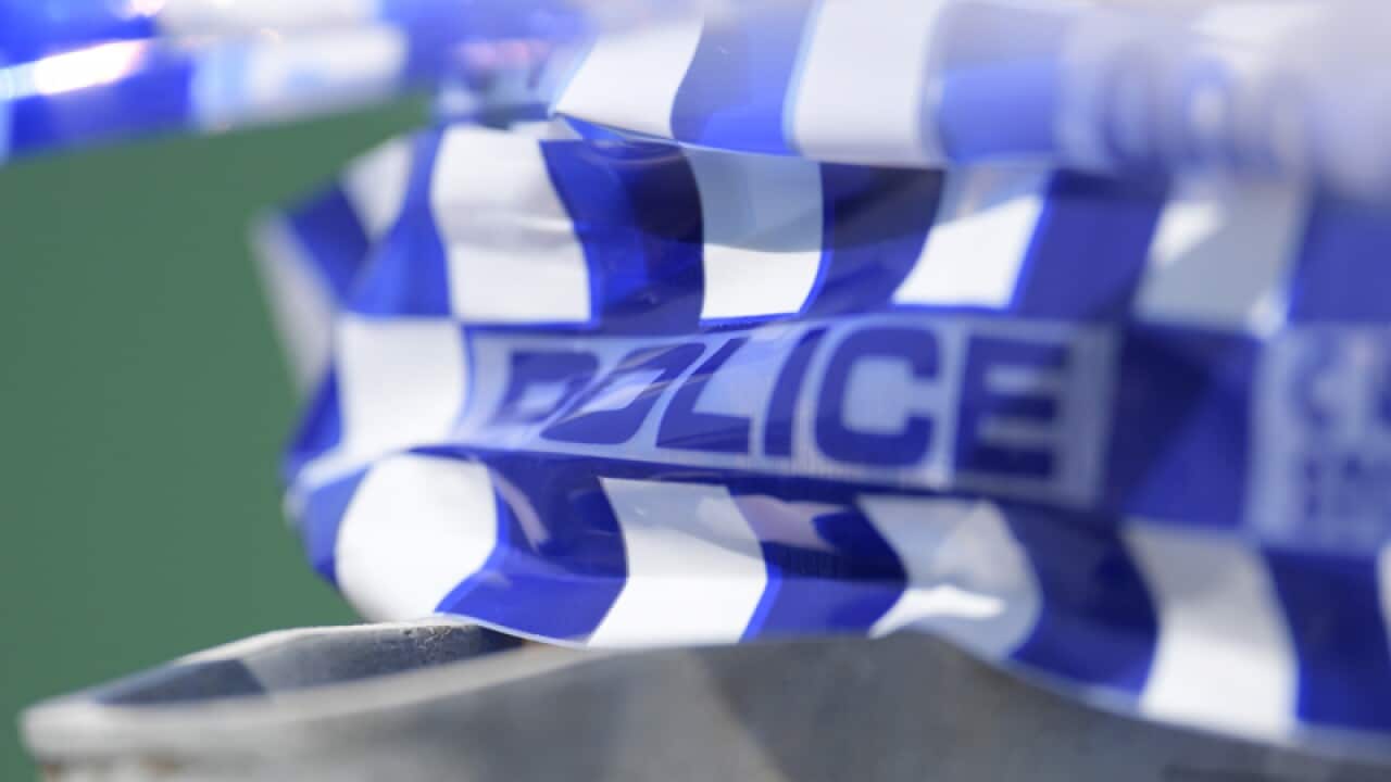 Police tape stock in Melbourne