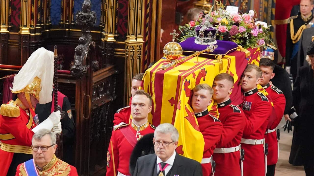 The Queen's coffin is carried into her state funeral (AAP).jpg