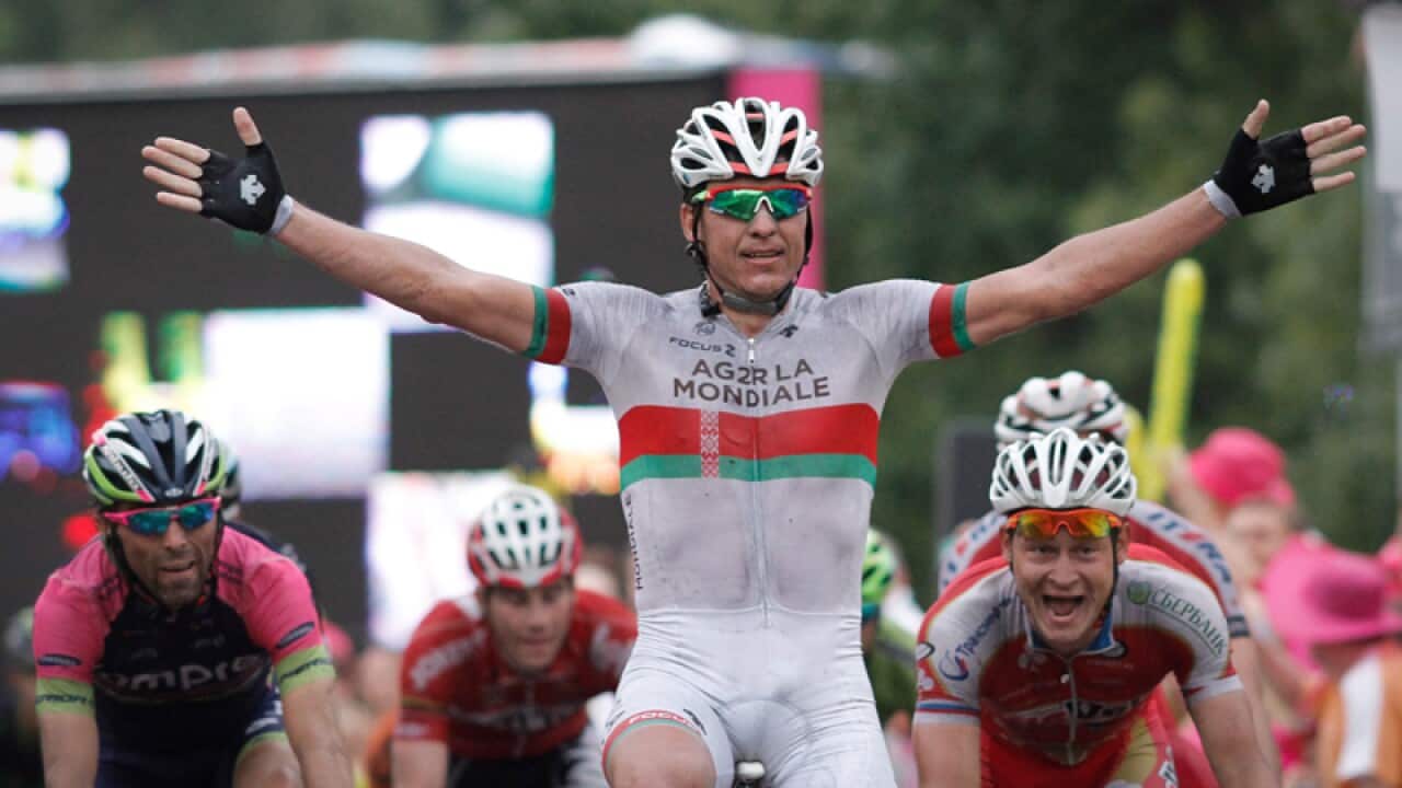 Belarussian Yauheni Hutarovich (C)