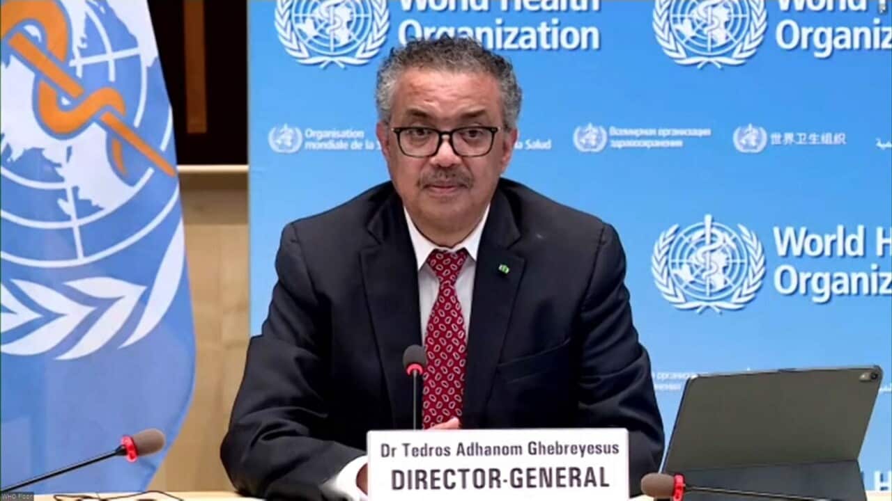 WHO DG Dr Tedros Ghebreyesus