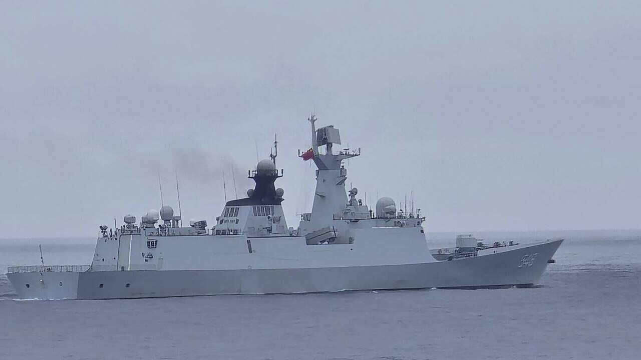 thumbnail_A Chinese navy vessel is seen near the Pengjia Islet north of Taiwan on 23 May 2024_Taiwan Coast Guard.jpg