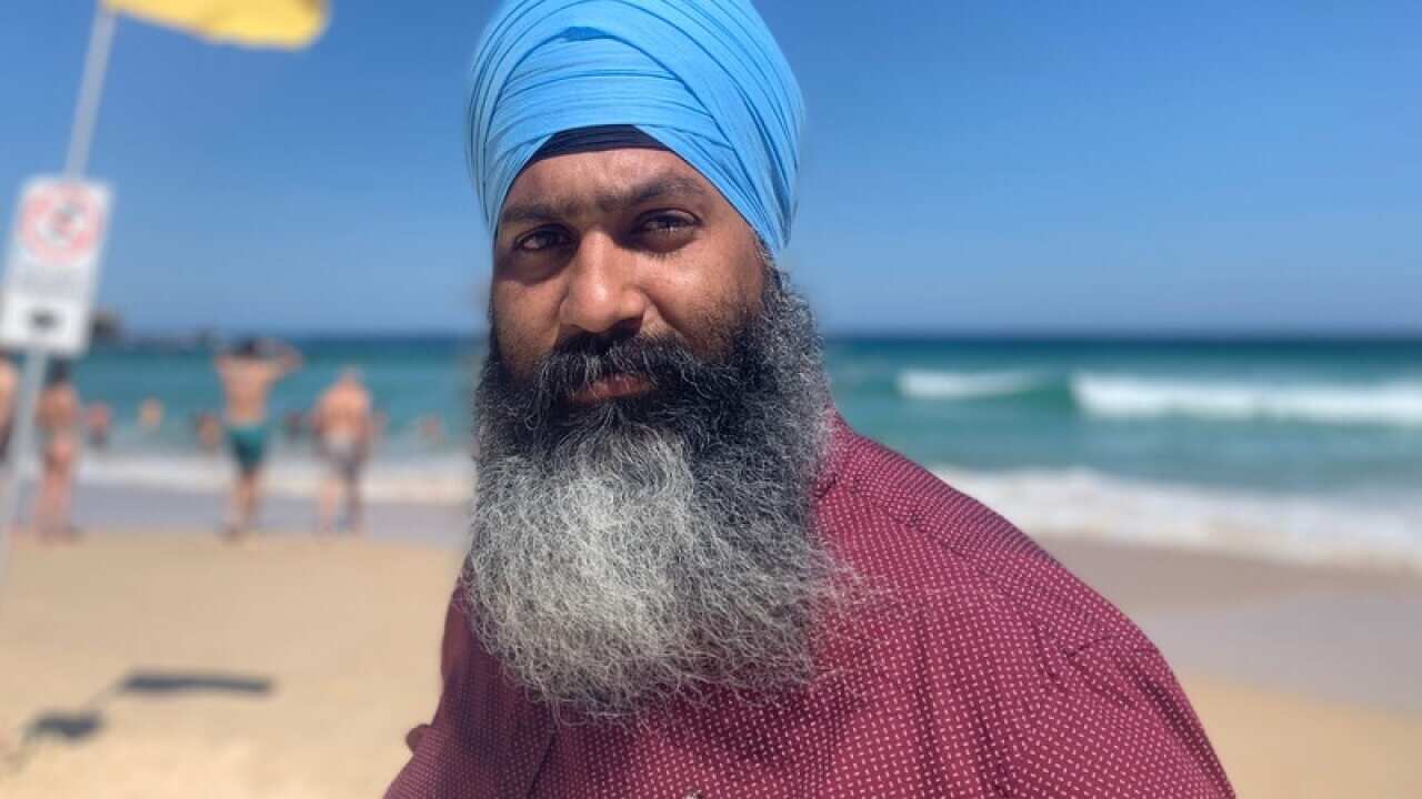 Amar Singh from charity Turbans 4 Australia is behind a new water safety campaign aiming to reduce migrant drowning deaths.