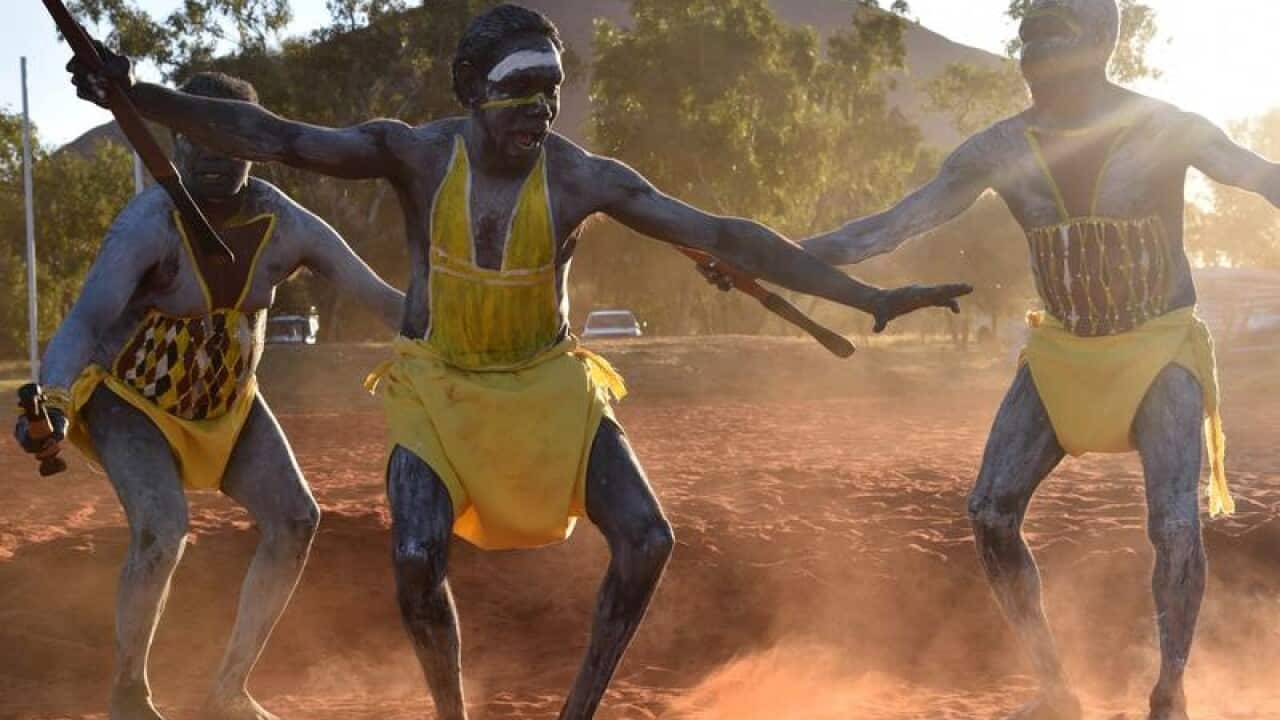 Dancers from East Arnhem Land