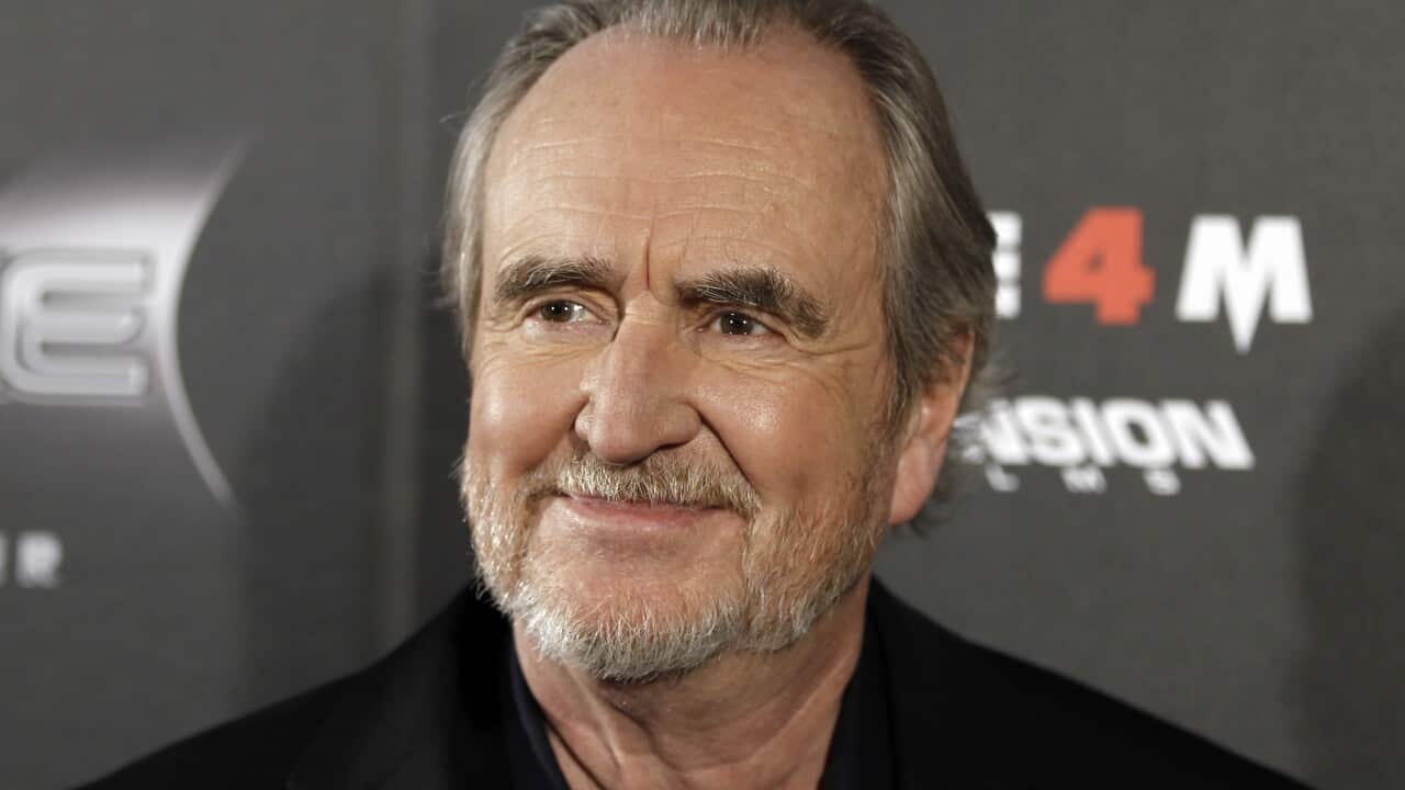 Director Wes Craven arrives at the premiere of "Scream 4" in Los Angeles on Monday, April 11, 2011. "Scream 4" opens in theaters April 15. (AP Photo/Matt Sayles)