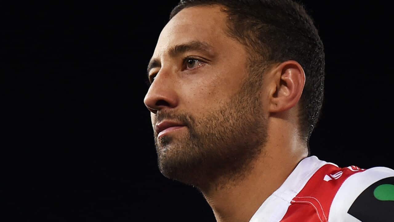 Benji Marshall during an NRL game.