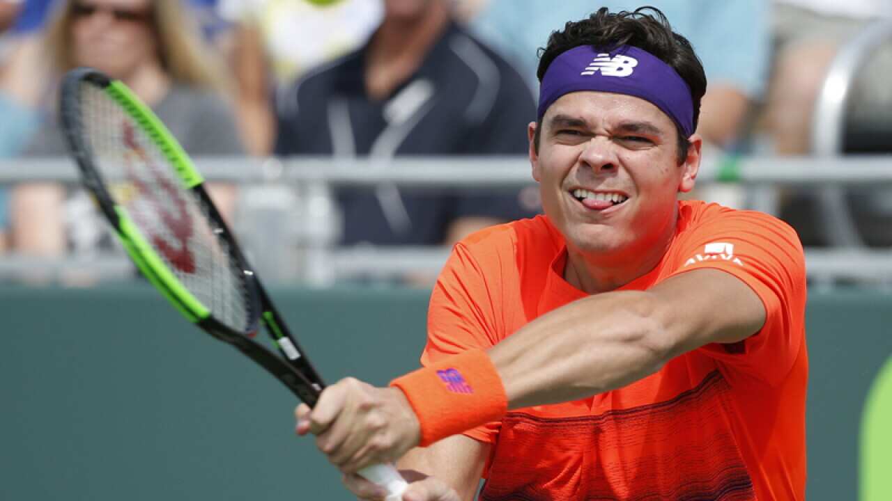 Milos Raonic, of Canada