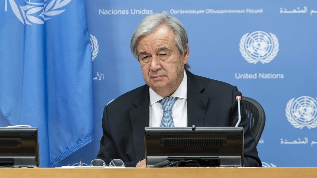 The UN's Antonio Guterres says the pandemic is 'the greatest crisis of our age'