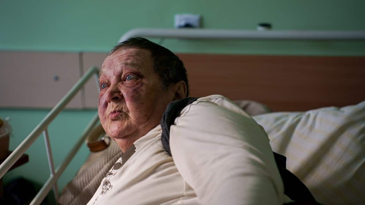 Tetyana a survivor journalist of war-crimes committed by Russian soldiers in Kherson.