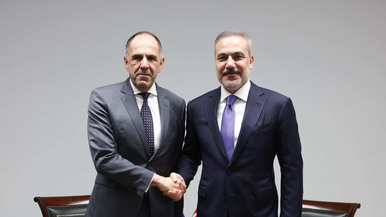 Hakan Fidan - Giorgos Gerapetritis meeting in Luxembourg