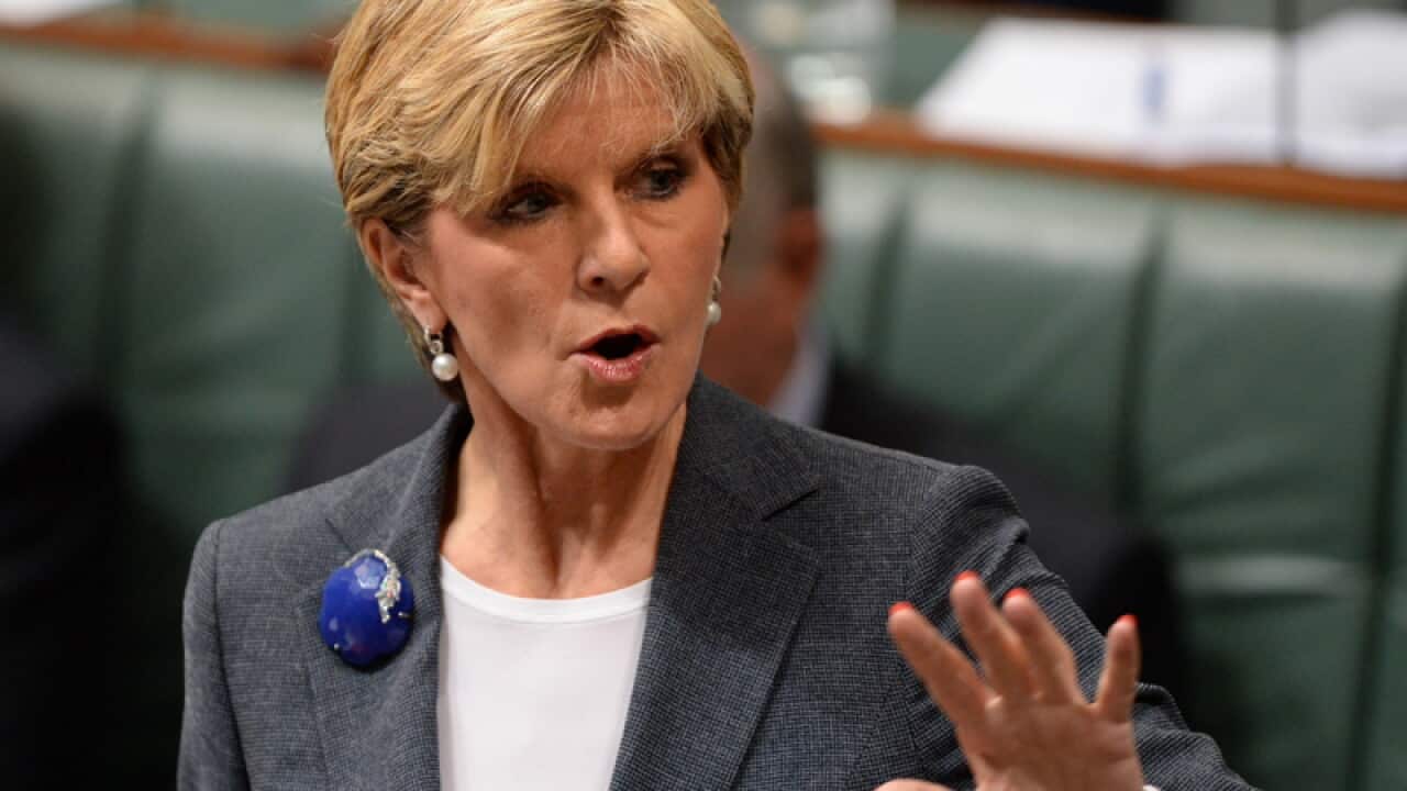 Foreign Minister Julie Bishop