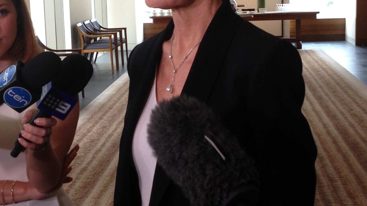 Foreign minister Julie Bishop in Perth on Sunday, March 15, 2015. Ms Bishop was commenting on Indonesia's plans to execute drug smugglers Andrew Chan and Myuran Sukumaran.(AAP Image/Angie Raphael) NO ARCHIVING