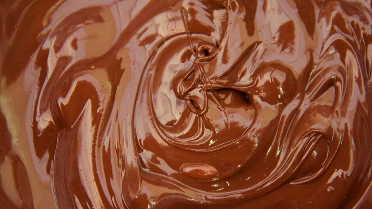 Melted chocolate