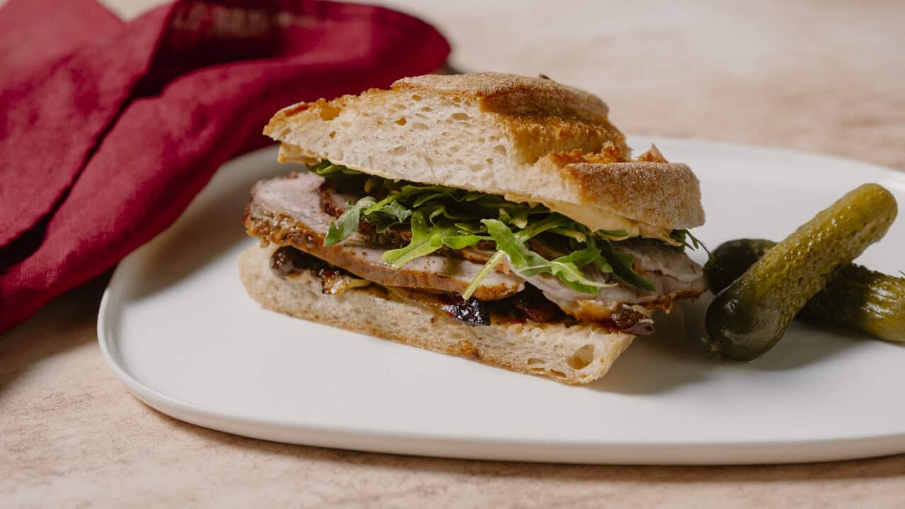 The best roast lamb sandwich