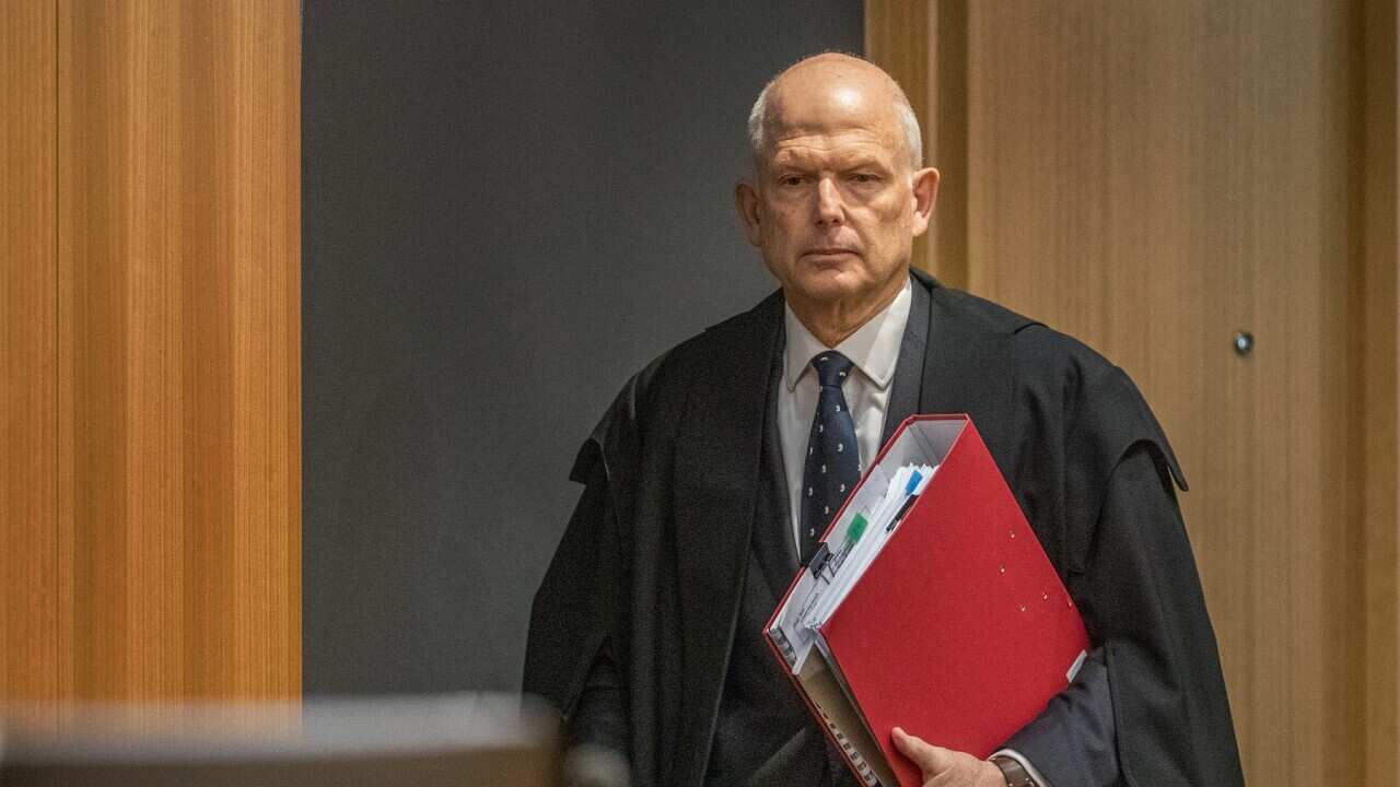 PHOTO: JOHN KIRK-ANDERSONSentencing for Brenton Tarrant on 51 murder, 40 attempted murder and one terrorism charge.Justice Cameron Mander.