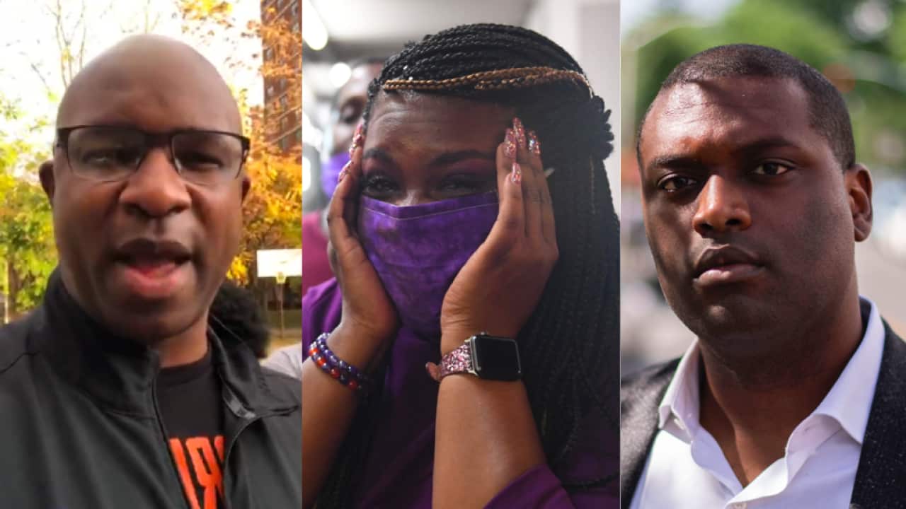 Jamaal Bowman, Cori Bush and Mondaire Jones.