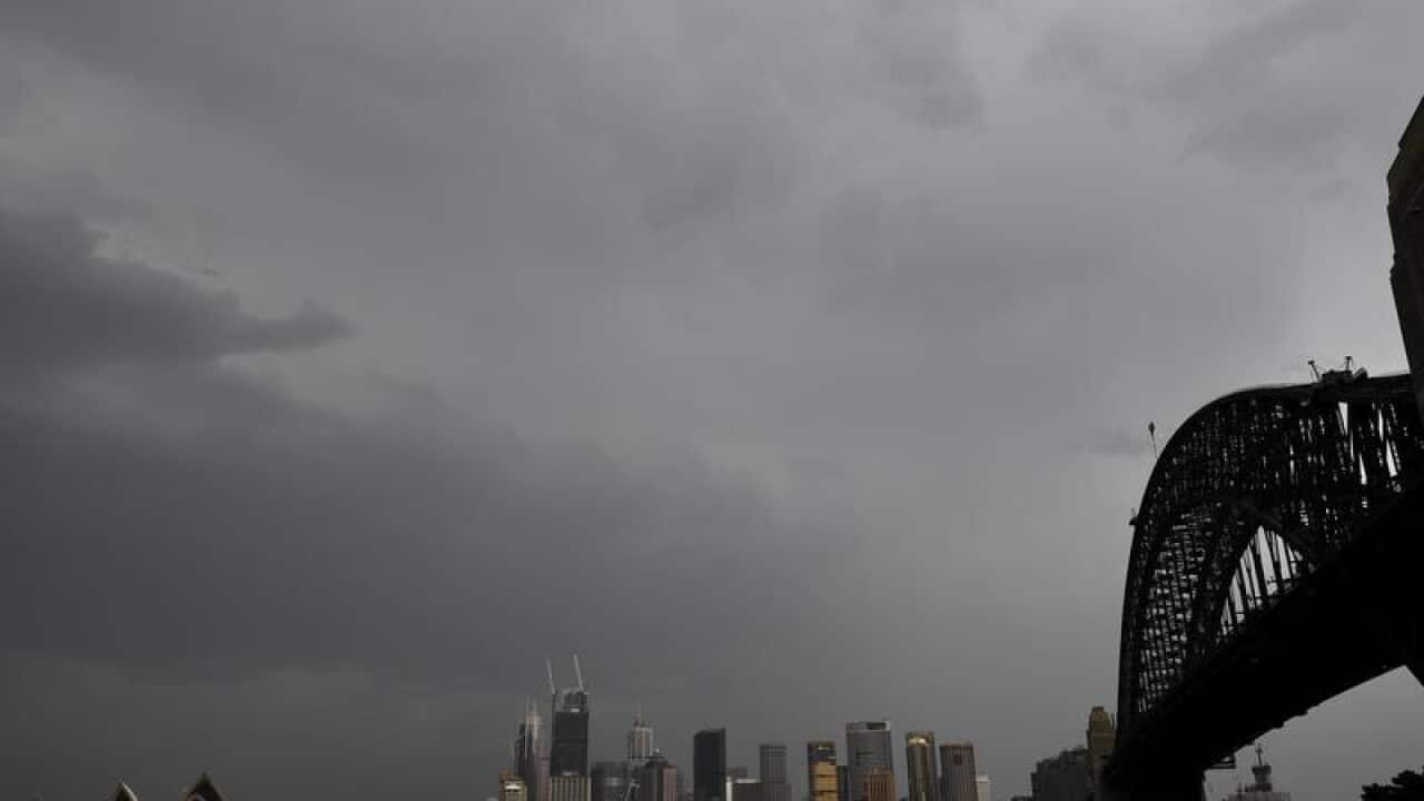 Clouds over Sydney.