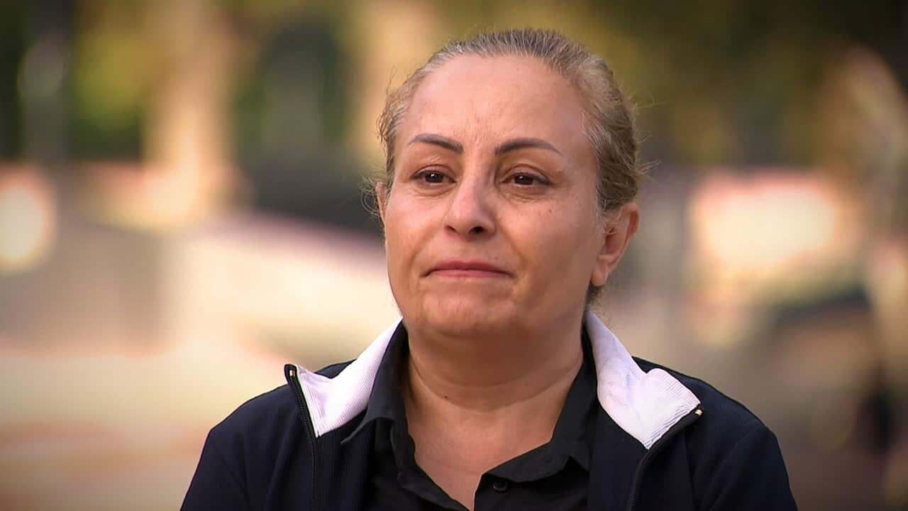 Refugee Esmat Ansar says half her body remains in Iran