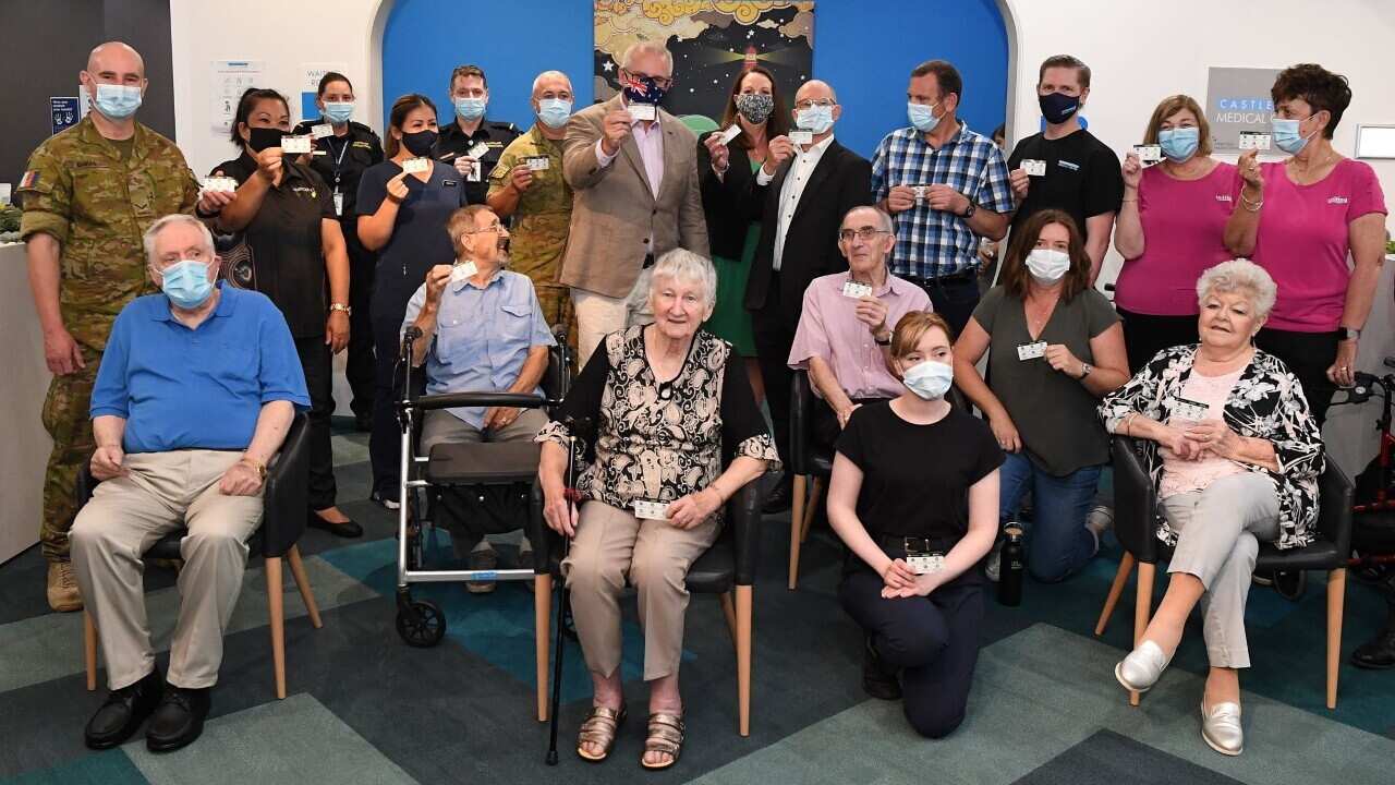 First people in Australia to receive Covid Vaccine