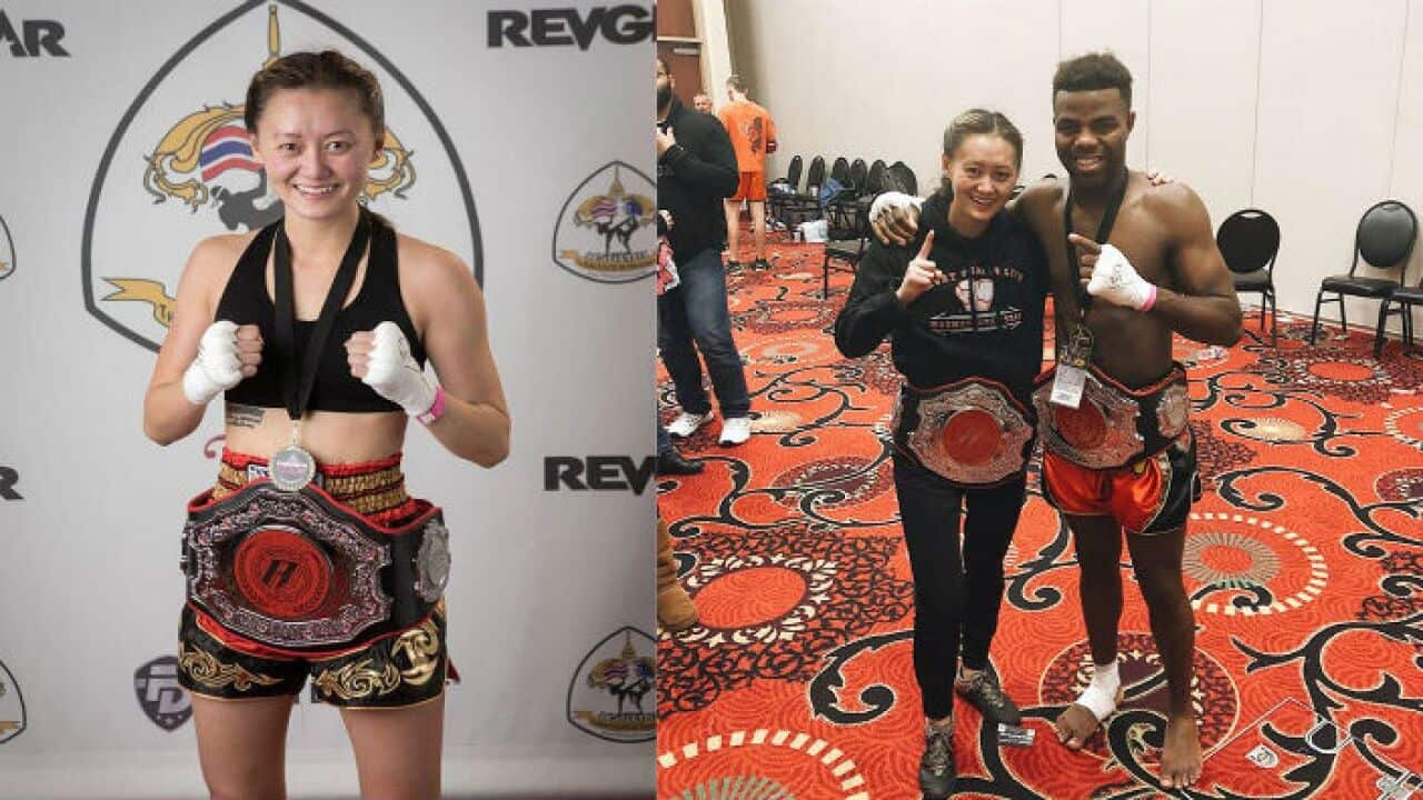 Hmong women in Muay Thai