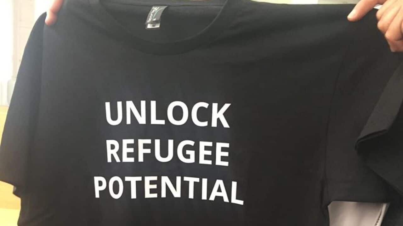 Unlock refugee potential T-shirt
