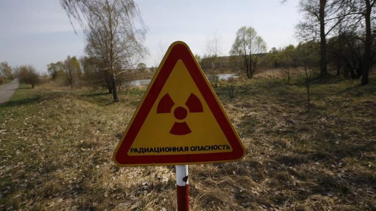 An area near the Chernobyl nuclear reactor.