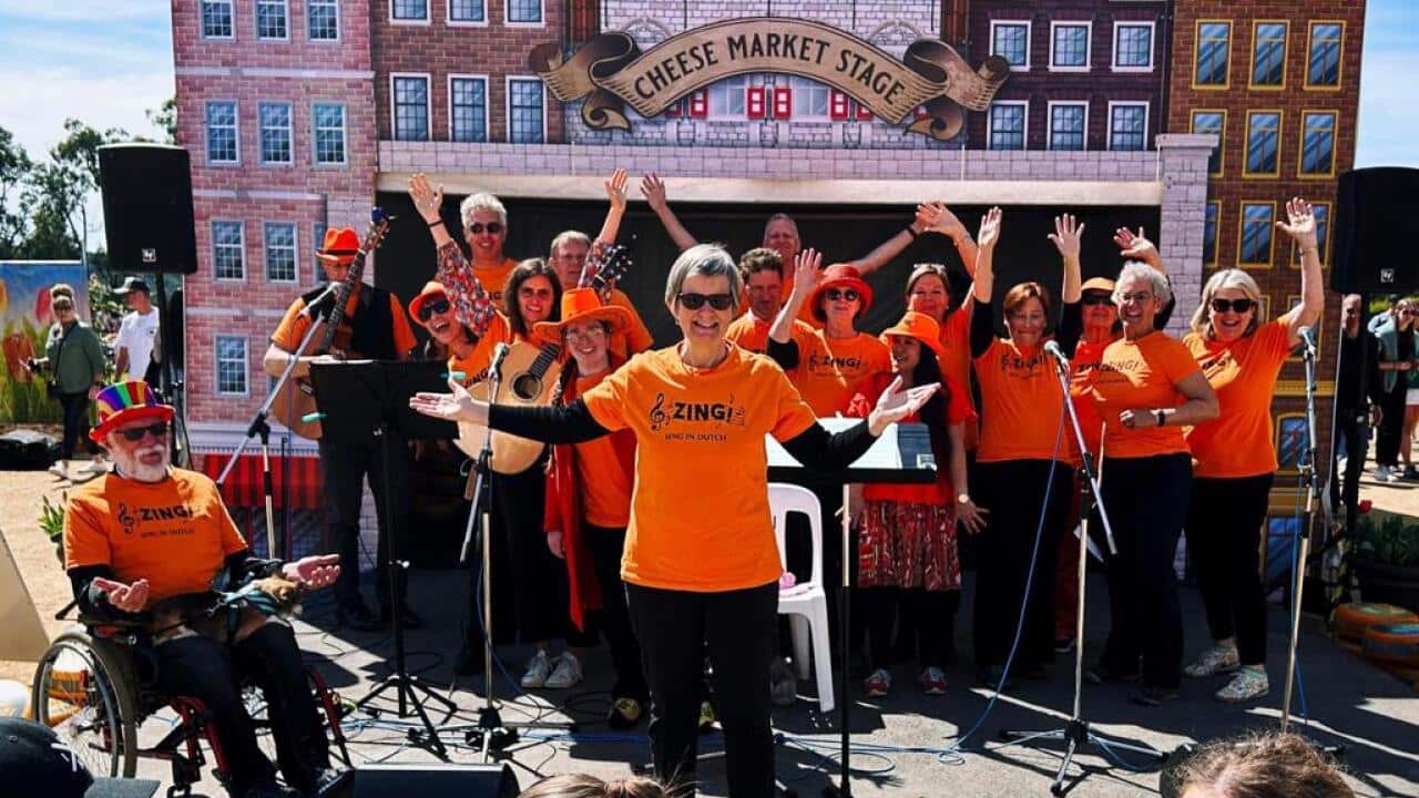 Koor Zing! op Tulip Festival