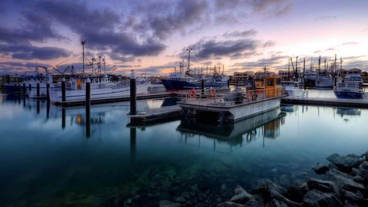 Sunrise At Port Lincoln Cove Marina, Eyre Peninsula, South Australia