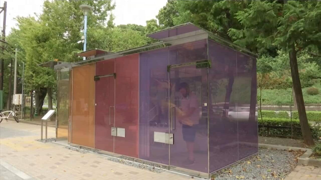 Japan's new 'see-through' toilets