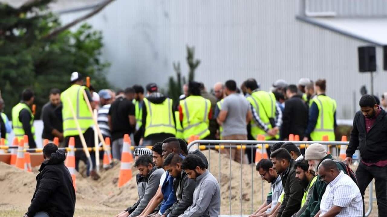 New Zealand mosque funeral