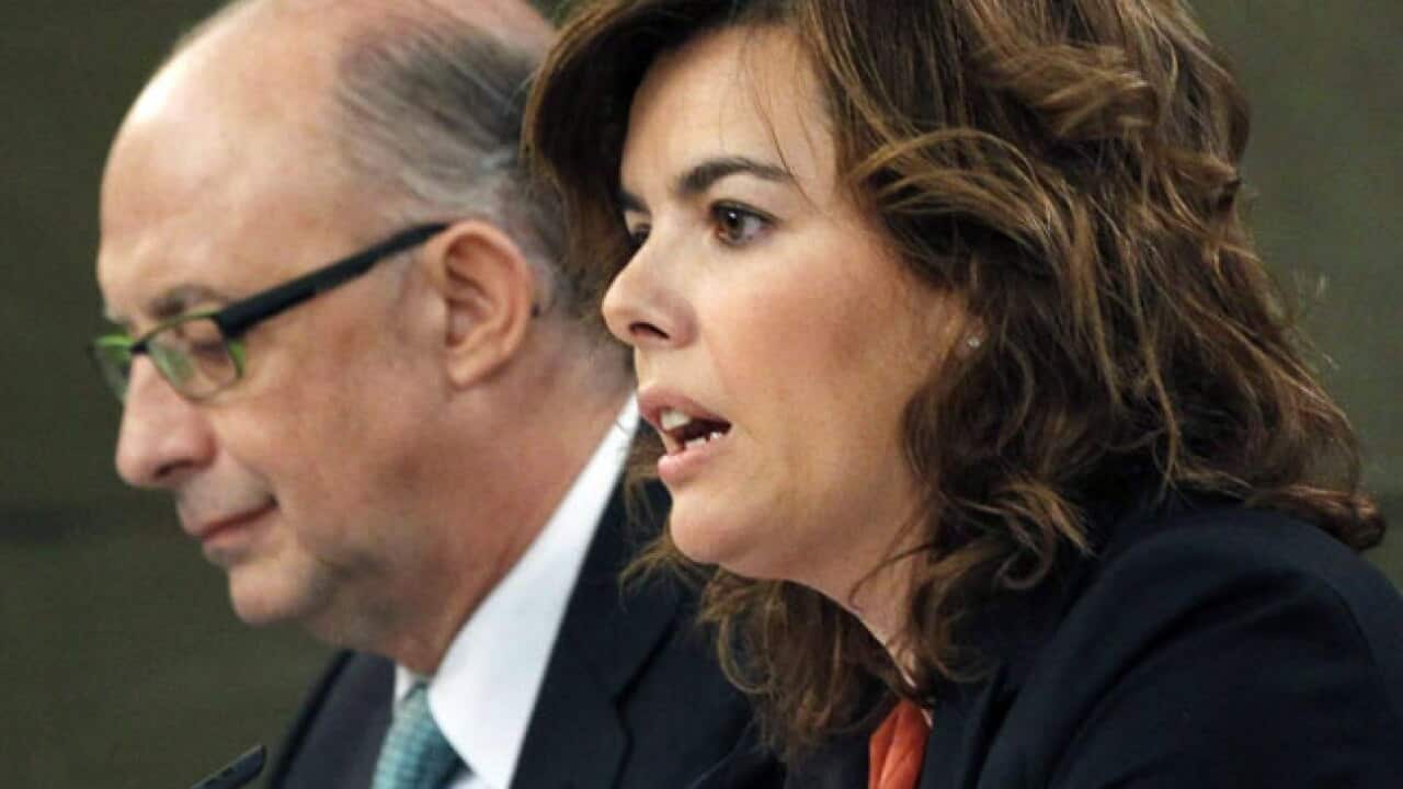 Spain_Deputy-PM-Soraya-Treasury-min-Montoro_b_120331_aap_768669558