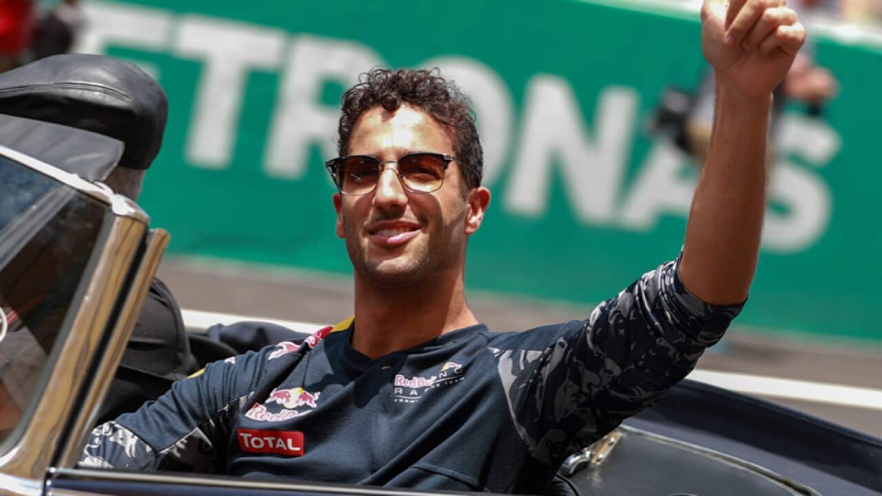 Australian Formula One driver Daniel Ricciardo