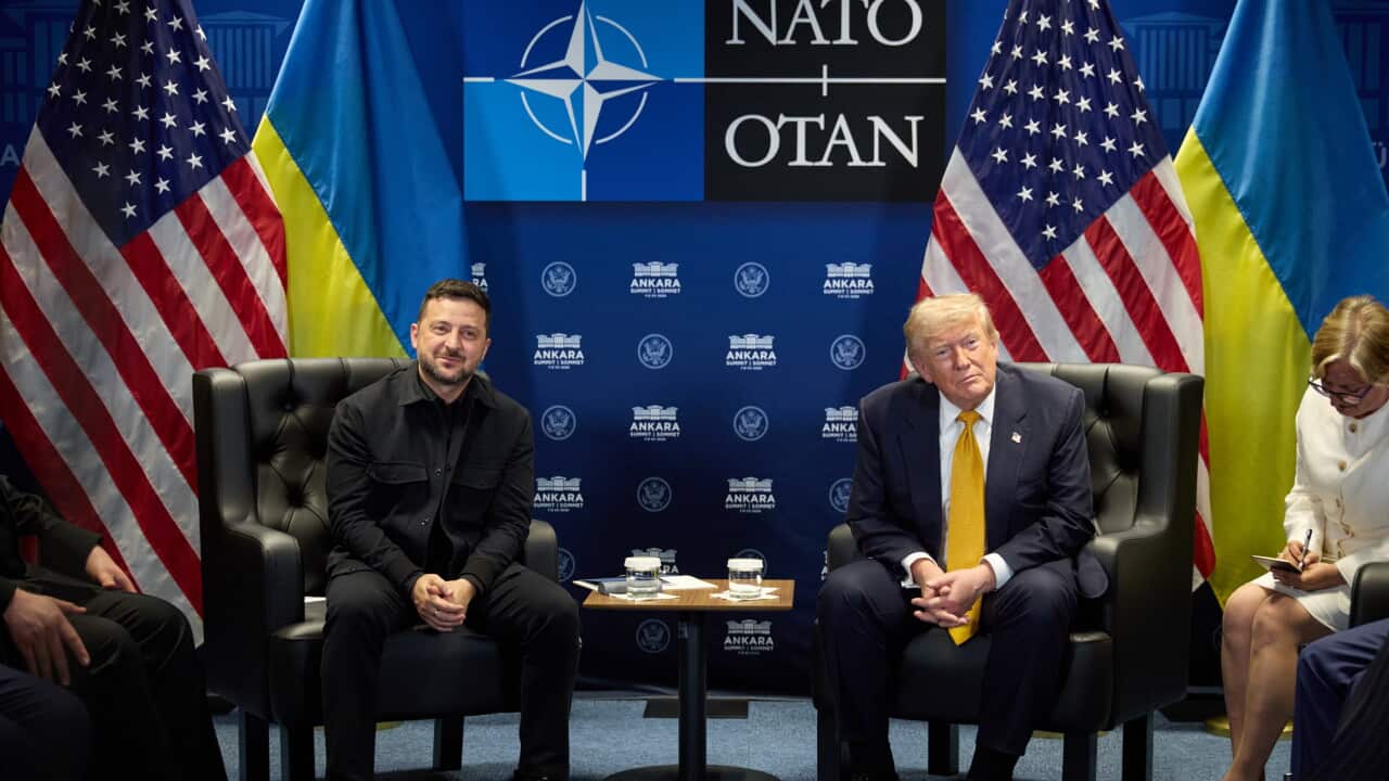 President Volodymyr Zelenskyy at the NATO Summit in Ankara on 08.07.2026