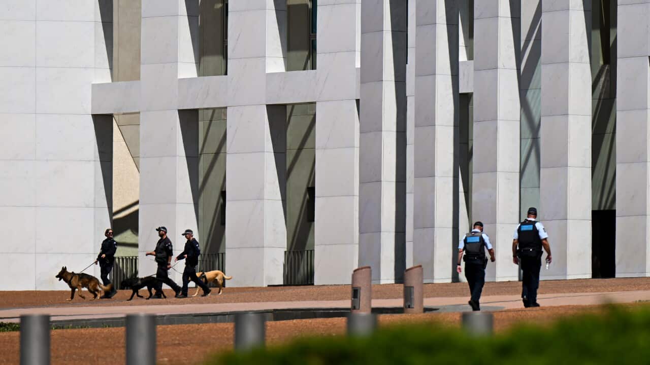 CANBERRA PARLIAMENT HOUSE POLICE OPERATION