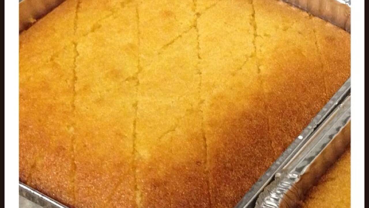 Israeli semolina cake