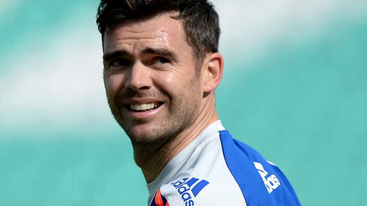 England fast bowler James Anderson