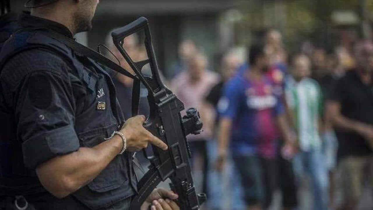 Spain Police are still searching for the driver of the terror van.