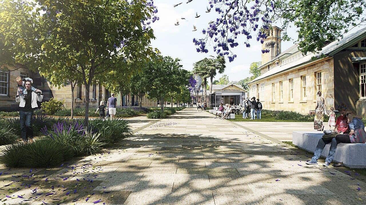 (Right) Male Asylum Ward 1 Dining Room (c1883-1885).