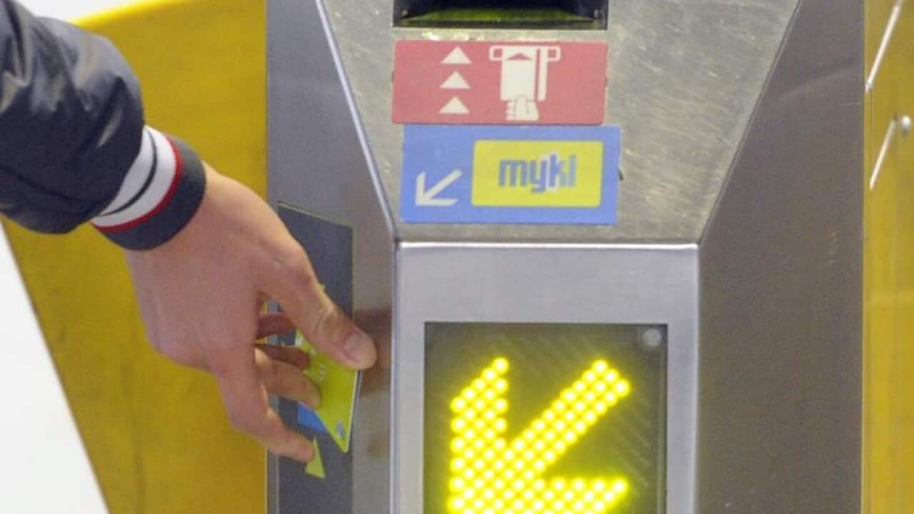 Myki swipe at station