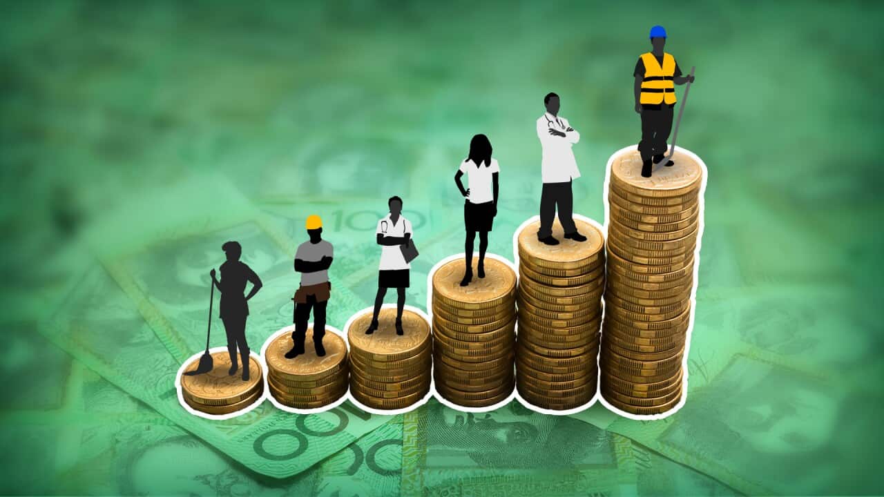 A graphic about salaries