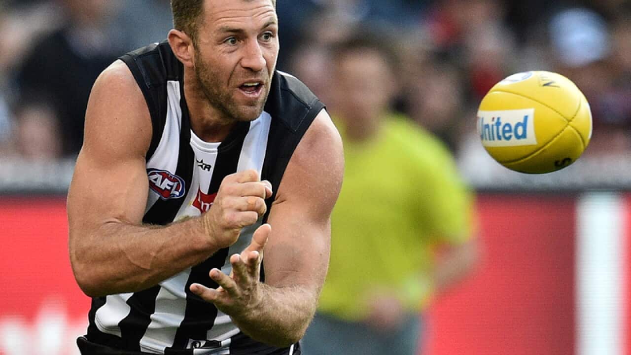 Collingwood forward Travis Cloke