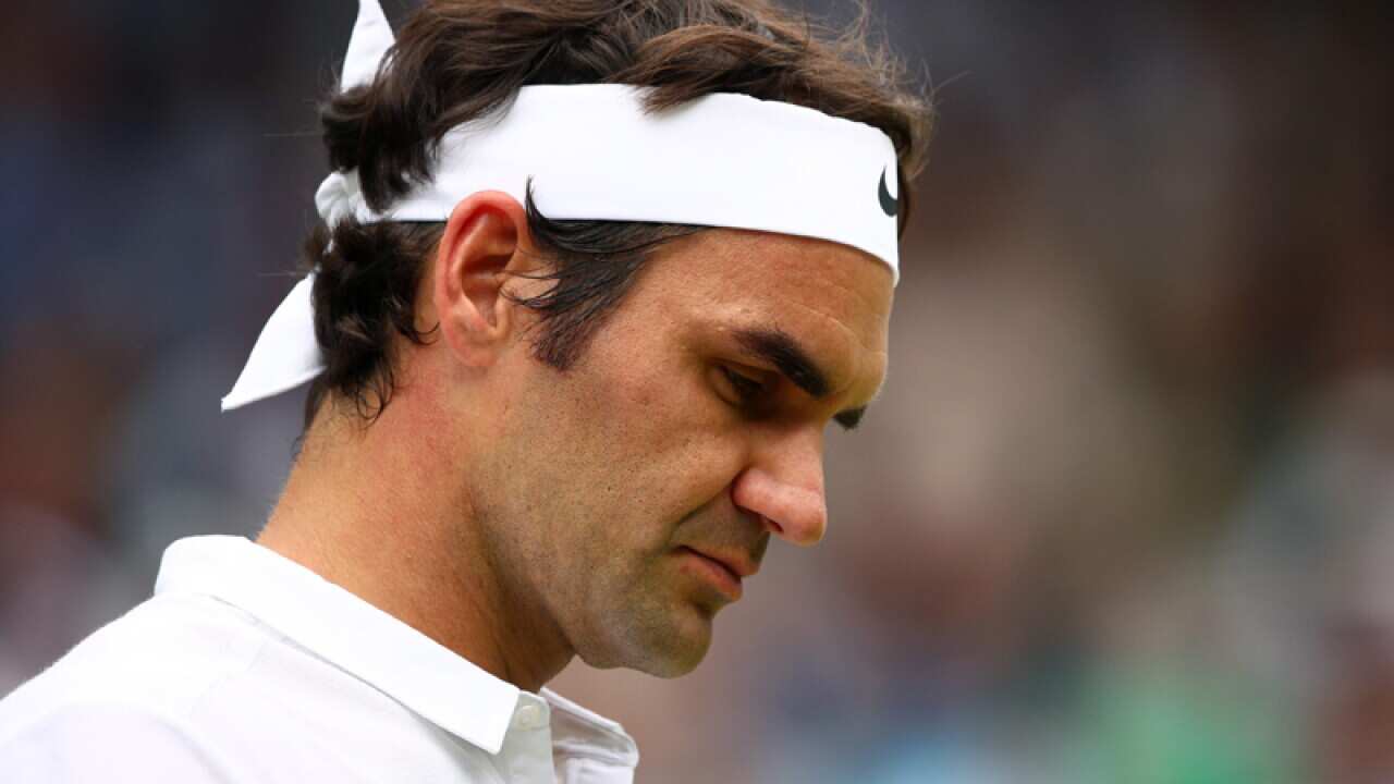 Roger Federer of Switzerland