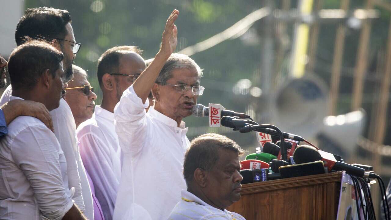 Bangladesh Nationalist Party (BNP) supporters gather for mass rally in Dhaka