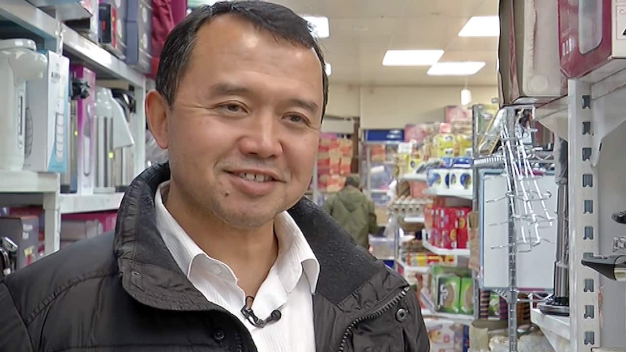 Hanif Rahimi, owner of Khurasan Supermarket.
