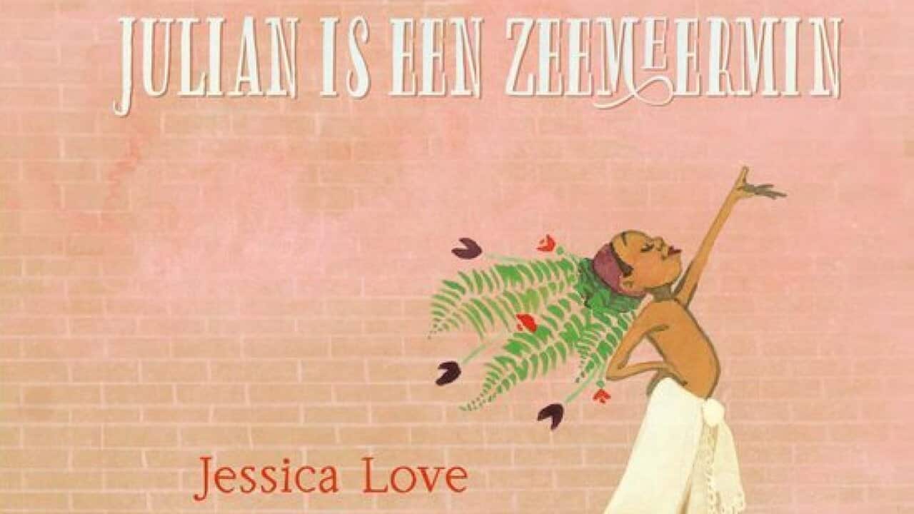 De voorkant van het boek Julian is een zeemeermin