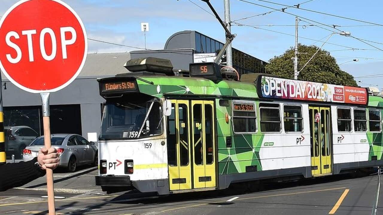 Tram on Mount Alexander Road in Melbourne (file image)