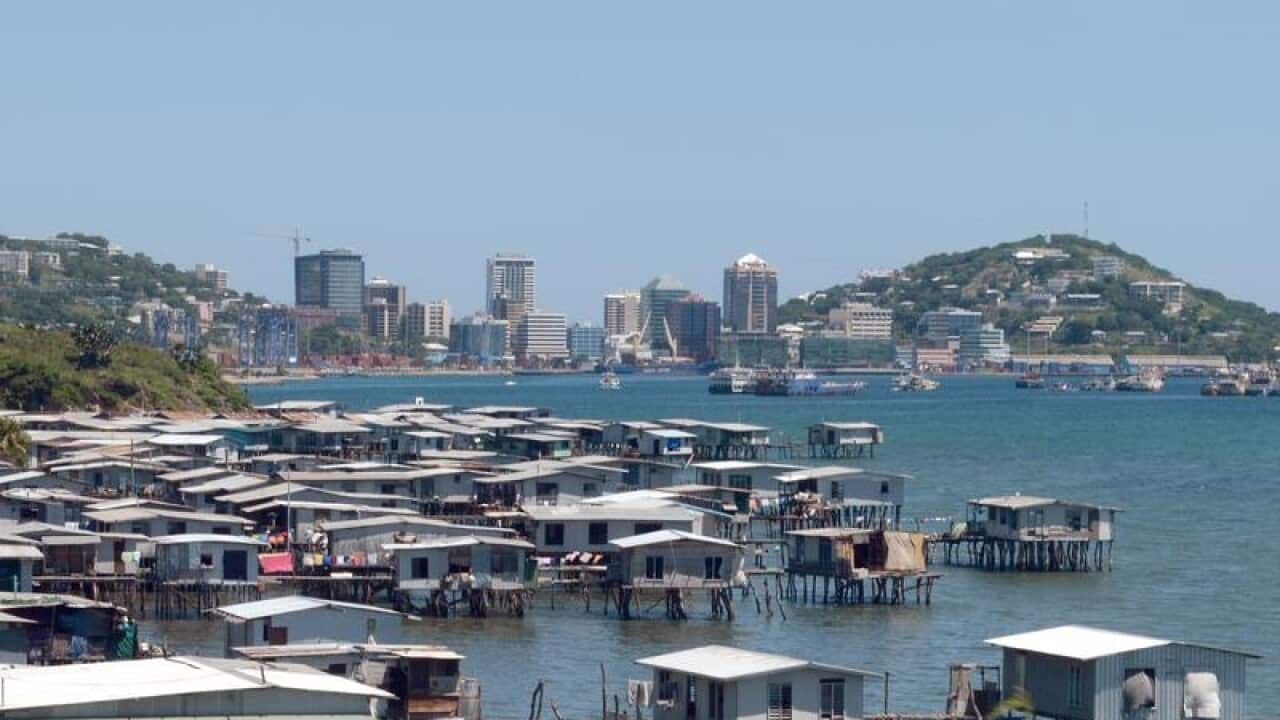 The Motu stilt village in Port Moresby