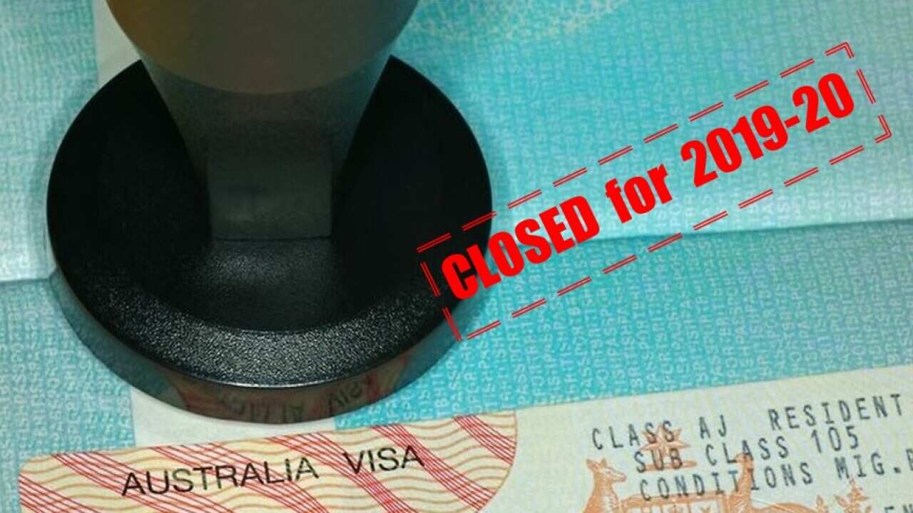 Victoria closed skilled nominated visa